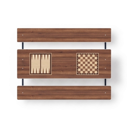 Нарды + Шахматы - Столик для взрослых - МФ 32.01.04-01, фото 2