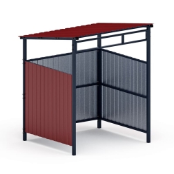 Навес контейнерной площадки для мусора (1 секция) МФ 55.02.03.1-04, фото 1