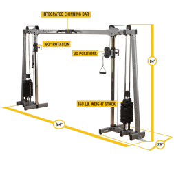 Кроссовер с двумя весовыми стеками по 72,5 кг, фото 19 Кроссовер с двумя весовыми стеками по 72,5 кг, фото 19