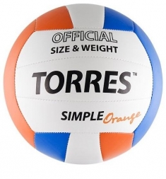 Мяч волейбольный TORRES Simple Orange