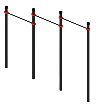 Воркаут 108 красный ВТ 12.03-01, фото 2