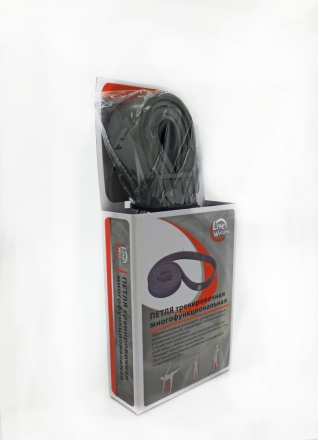 Петля тренировочная многофункциональная 208*3,8*0,45см 0845LW (45кг, антрацит), фото 2