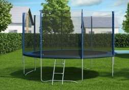 Батут с внешней сеткой и лестницей, HEGEN External 12ft (366 см), фото 2