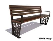 Парковая скамейка Роща, Сосна 1,8 м