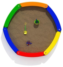 Песочница Остров мини для детской площадки