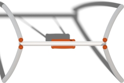 Качели Взлет Vector КЧ080.00.10 для детской площадки, фото 3 Качели Взлет Vector КЧ080.00.10 для детской площадки, фото 3