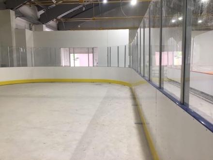 Хоккейная площадка 40х20 м стеклопластик 7 мм без ограждения , фото 3