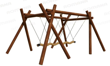 Качели Romana 118.03.00 с канатом для детской площадки, фото 2