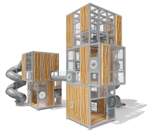 Игровой комплекс Эко Кубус VST 4507/3 для детской площадки