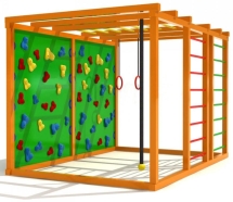 Уличный спортивный комплекс Атлетический куб 4 для детской площадки Уличный спортивный комплекс Атлетический куб 4 для детской площадки