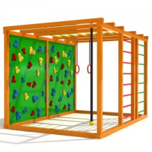 Уличный спортивный комплекс Атлетический куб 4 для детской площадки Уличный спортивный комплекс Атлетический куб 4 для детской площадки