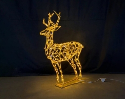 Световая полигональная фигура Олень d017, фото 1