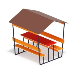 Столик для взрослых с навесом - МФ 32.01.05-01, фото 1 Столик для взрослых с навесом - МФ 32.01.05-01, фото 1