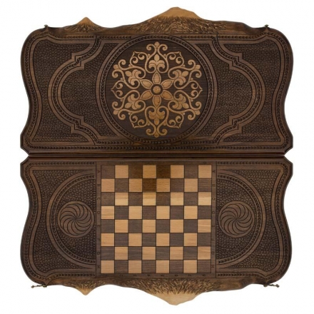 Нарды резные &quot;Орнамент c горой&quot; 60, Ohanyan, шт, фото 6