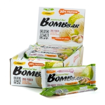 Протеиновый батончик Bombbar 60 гр., Фисташковый пломбир, шт.