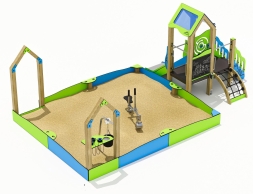 Песочный дворик ЛД051004 для детской площадки, фото 1 Песочный дворик ЛД051004 для детской площадки, фото 1