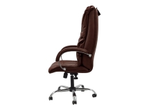 Офисное массажное кресло EGO BOSS EG1001 LKFV Шоколад (Арпатек)