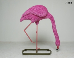 Топиари фламинго Соня, пьет - газон Eco, фото 4