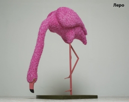 Топиари фламинго Соня, пьет - газон Eco, фото 6