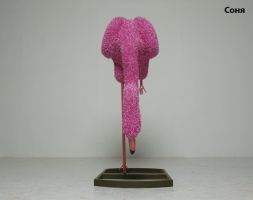 Топиари фламинго Соня, пьет - газон Eco, фото 2