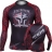 Рашгард Venum &quot;Gladiator&quot; Rashguard - Black/Red - Long Sleeves