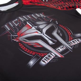 Рашгард Venum &quot;Gladiator&quot; Rashguard - Black/Red - Long Sleeves, фото 2