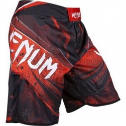 Шорты ММА Venum "Galactic" Fightshorts Black/Red, фото 2