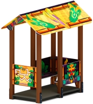 Домик средний 2 (Майя) МФ 10.01.06-03 Домик средний 2 (Майя) МФ 10.01.06-03