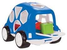 Машинка с геометрическими фигурами и Пепи Pilsan Shape Sorter Car (03-185)