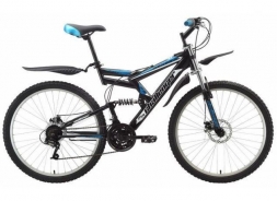 Велосипед Challenger Genesis Black/White/Blue 17''