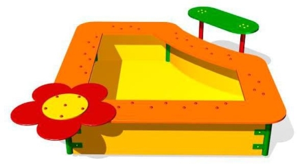 Детская песочница Фиалка ЗНП 022 для игровой площадки, фото 1