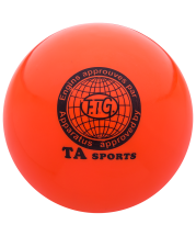 Мяч для художественной гимнастики RGB-101, 15 см, оранжевый Мяч для художественной гимнастики RGB-101, 15 см, оранжевый