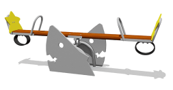 Качалка-балансир ВСТ 2241 Акула для детской площадки, фото 1