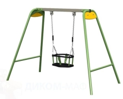 Качели Малыш КАЧ-1.5.1 на цепях для детской площадки Качели Малыш КАЧ-1.5.1 на цепях для детской площадки
