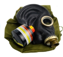 Фильтрующий противогаз БРИЗ &quot;-3301(ППФ)&quot; марки А2В2Е2Р3 R D с лицевой частью ШМП-1 500104021