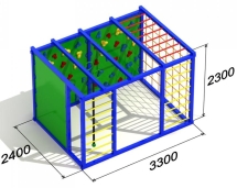 Уличный спортивный комплекс Атлетический куб 2 для детской площадки Уличный спортивный комплекс Атлетический куб 2 для детской площадки
