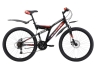 Изображение товара Велосипед Black One Descender FS 26 D Alloy чёрный/красный/белый 18