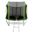 ARLAND Батут 8FT с внешней страховочной сеткой и лестницей (Light green)