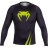 Рашгард Venum Challenger Rashguard - Long Sleeves Black/Neo Yellow