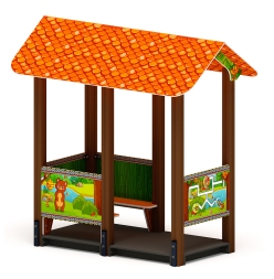 Домик средний 2 (Полянка) МФ 10.01.06-04, фото 2 Домик средний 2 (Полянка) МФ 10.01.06-04, фото 2