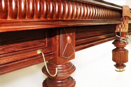 Бильярдный стол - Оксфорд 12 Футов, Русская пирамида, Super Stone 45 мм, фото 5