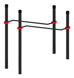 Воркаут ЛОВ 108 красный ВТ 102.03-01, фото 3