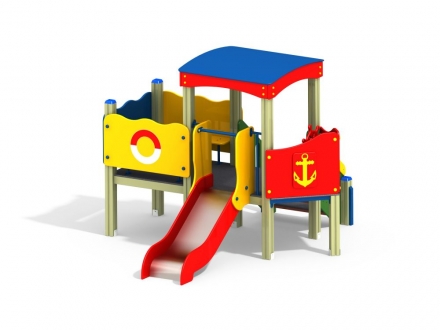 МФ 4.09 Горка Кораблик H=700 мм, фото 2