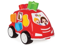 Машинка с геометрическими фигурами и Нилоя Pilsan Shape Sorter Car (03-186)