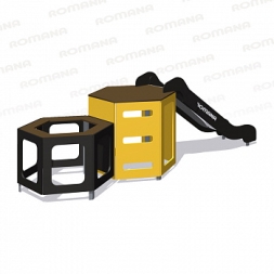 Спортивный комплекс Romana Горка 115.06.00 для уличных спортивных площадок, фото 2