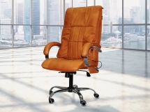Офисное массажное кресло EGO BOSS EG1001 на заказ (Кожа Премиум)