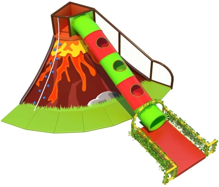 Горка Вулкан Лава, фото 1