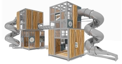 Игровой комплекс Эко Кубус VST 4507/1 для детской площадки