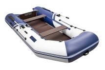 Броня-340 СК слань+киль белый-синий (Лодка ПВХ под мотор с усилением) Броня-340 СК слань+киль белый-синий (Лодка ПВХ под мотор с усилением)