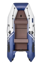 Броня-340 СК слань+киль белый-синий (Лодка ПВХ под мотор с усилением) Броня-340 СК слань+киль белый-синий (Лодка ПВХ под мотор с усилением)